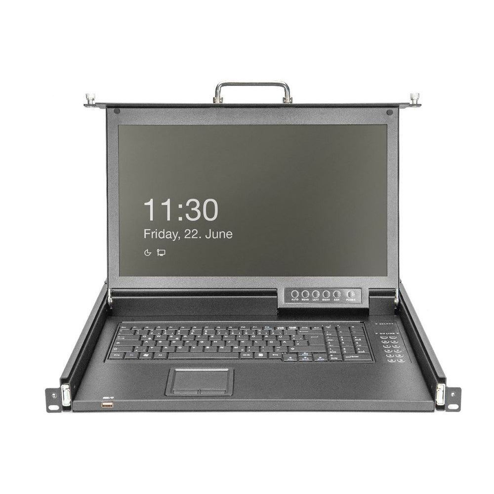Konsola KVM Digitus KVM Digitus 17" TFT Konsole GE Tastatur (DS-72220-6GE)-tecwheels