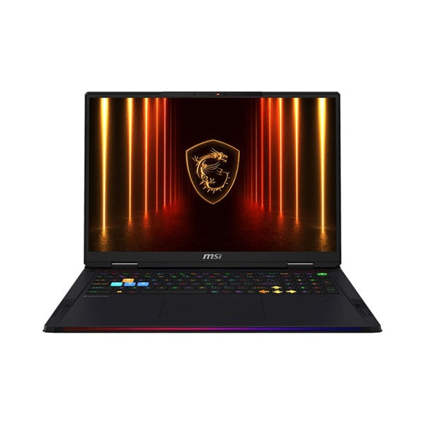 MSI Raider A18 HX A9WJG Laptop Fekete (18" / AMD Ryzen 9 9955HX3D / 64GB / RTX 5090 24GB / 2TB NVME SSD / Win 11 Home) (9S7-182L72-063)-tecwheels