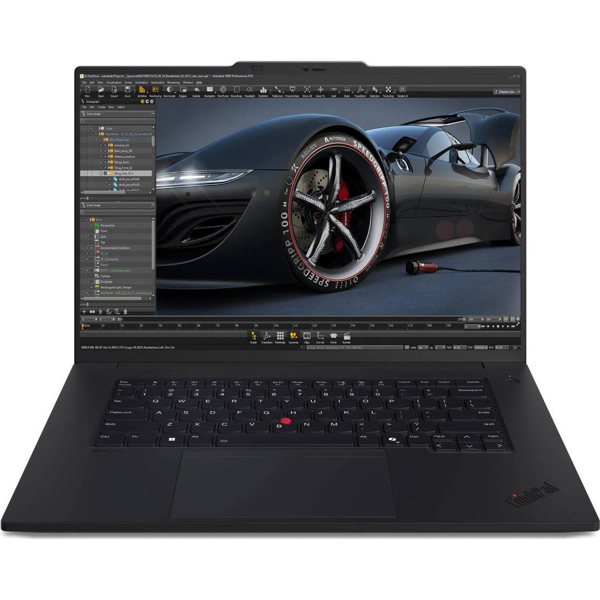 Laptop Lenovo ThinkPad P1 Gen 7 16 " Intel Core Ultra 9 64 GB / 2 GB (21KV0028PB)-tecwheels