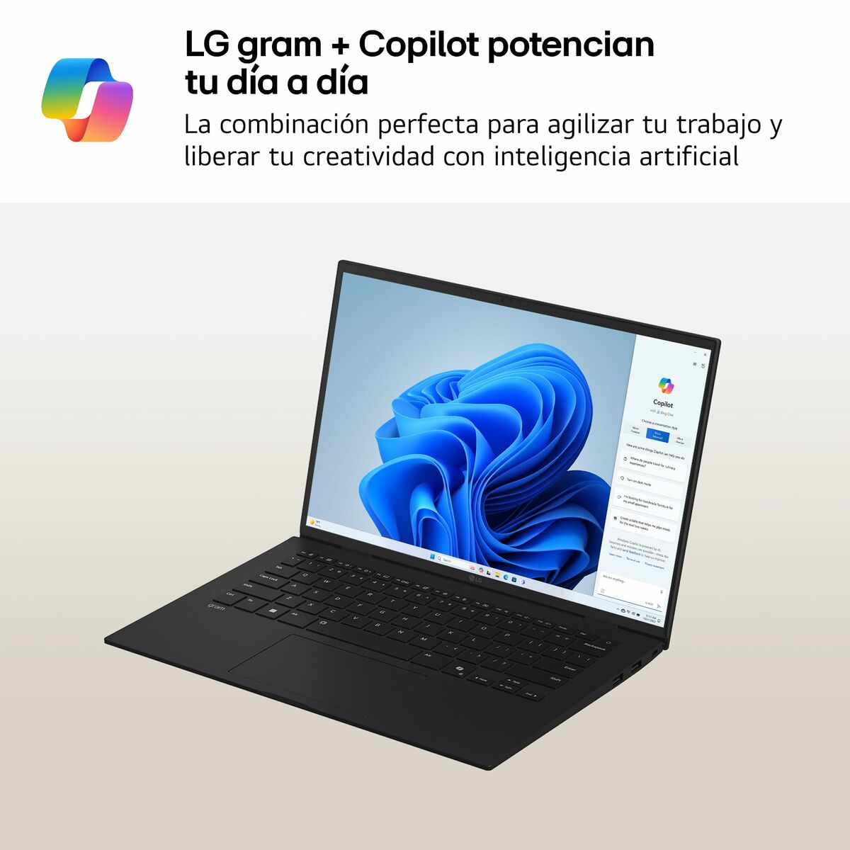 Laptop LG 16Z90T-G.AD88B 16" intel core ultra 7 32 GB RAM 1 TB SSD Spanish Qwerty-tecwheels