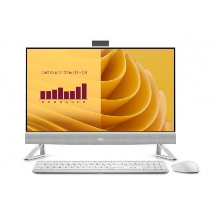 Dell Ec27250 27 Inch All In One Windows 11 Pro 16Gb Ram 512Gb Ssd Fhd Intel Graphics Camera Wifi Bluetooth Prosupport 3Y - tecwheels