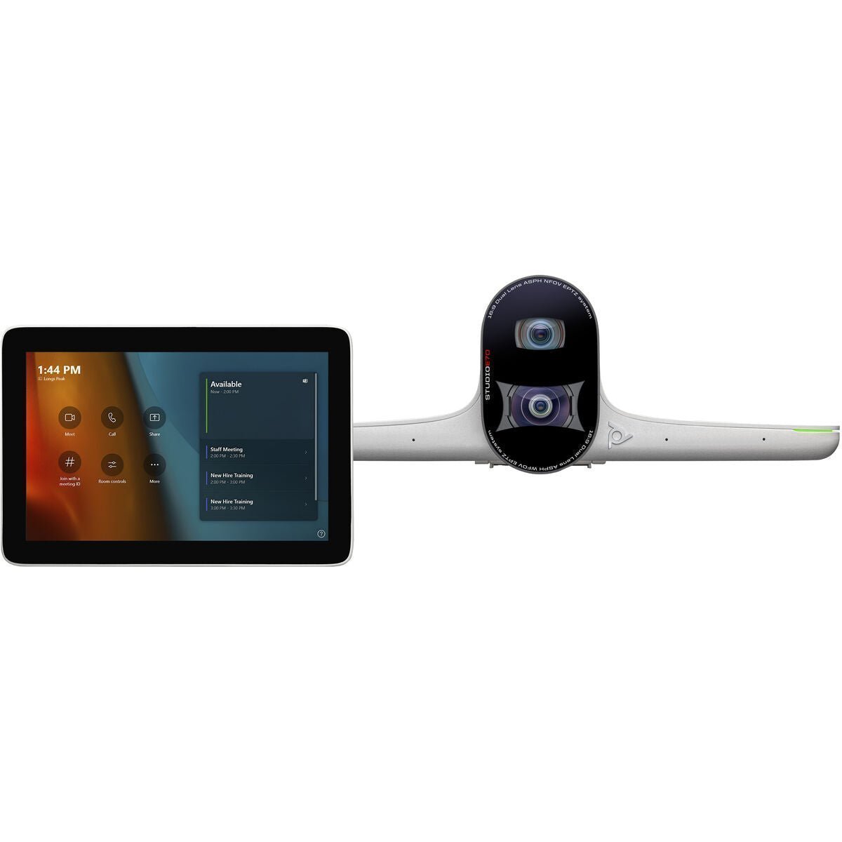 The tecwheels Poly Headphones 9C946Aa are stylish black and white wireless office headsets with multi-device connectivity, delivering crystal-clear audio for meetings.