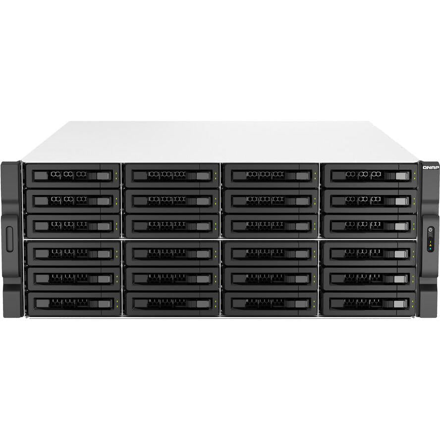 QNAP TS H3087XU RP NAS Rackmount 4U Intel Xeon E2378 64GB DDR4 RAM Up To 128GB Storage - tecwheels